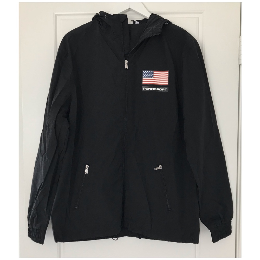 Penn Sport // NWT Men’s Full-zip USA Polyester Windbreaker
